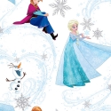 101395 Frozen Anna, Elsa & Olaf tapete