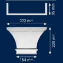 HKP 15G Pilaster Wall Profile