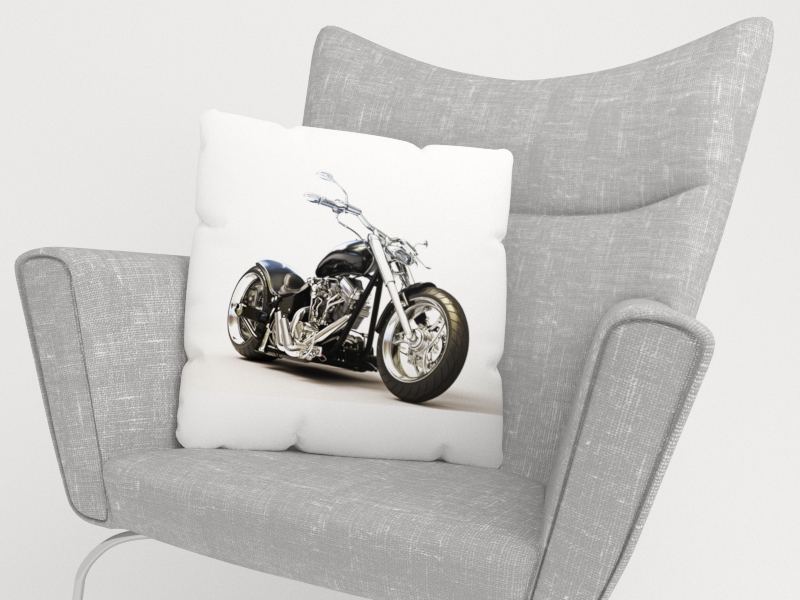 Pillowcase Black Motorbike