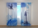 Photo curtains Nautical Watercolor Illustration