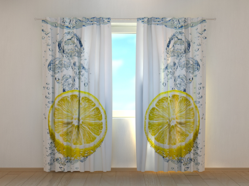 Photo curtains Fresh Lemons