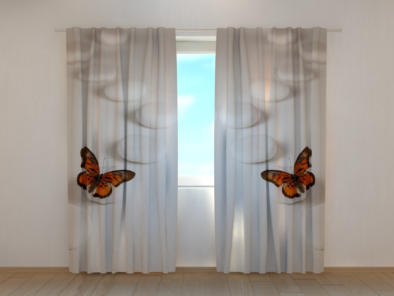 Photo curtains Zen Butterfly