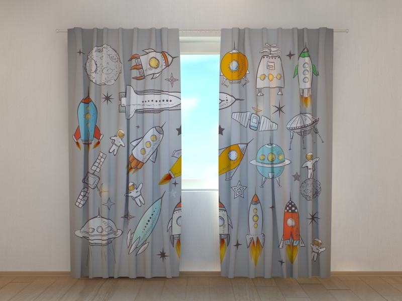 Photo curtains Spaceships and Shuttles