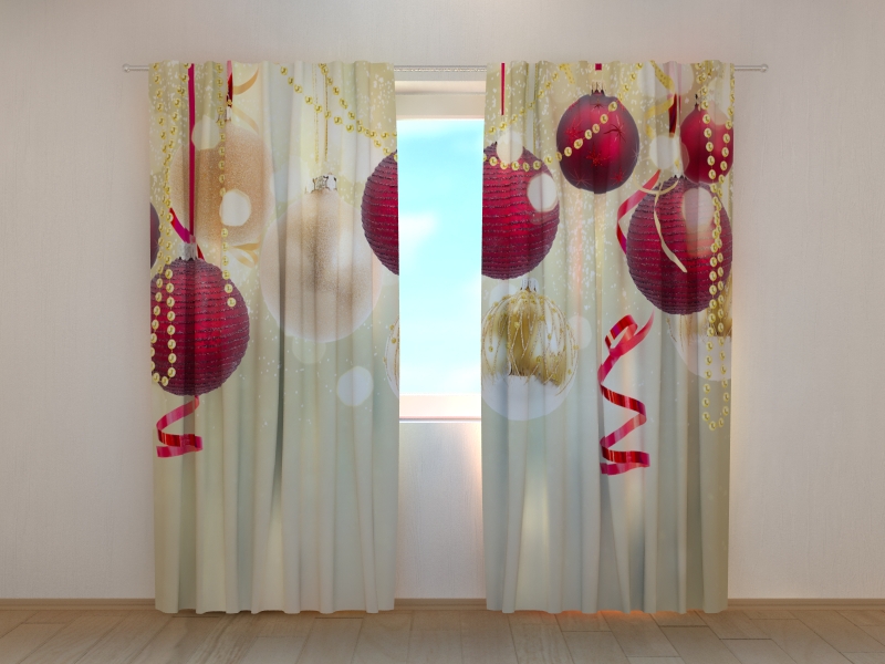 Photo curtains Christmas Glow