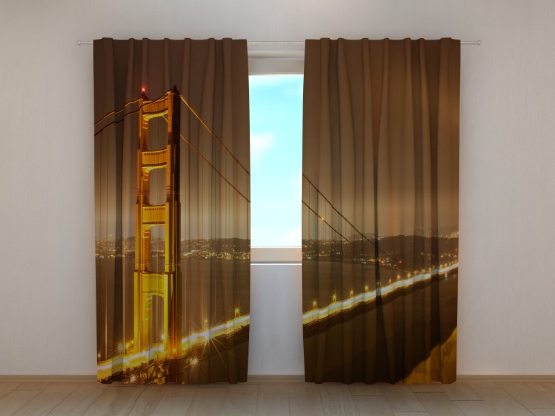Photo curtains Bridge 2