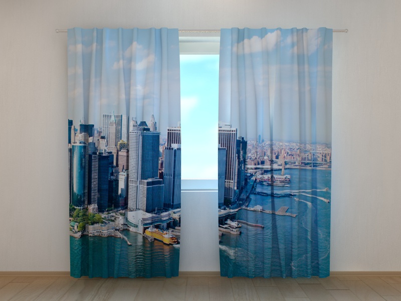 Photo curtains New-York Cloud View 2