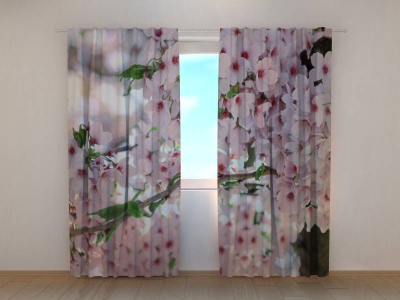 Photo curtains Tree in Blossom