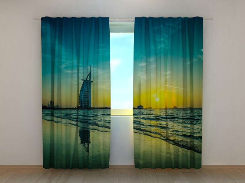 Photo curtains Sunset over the Ocean