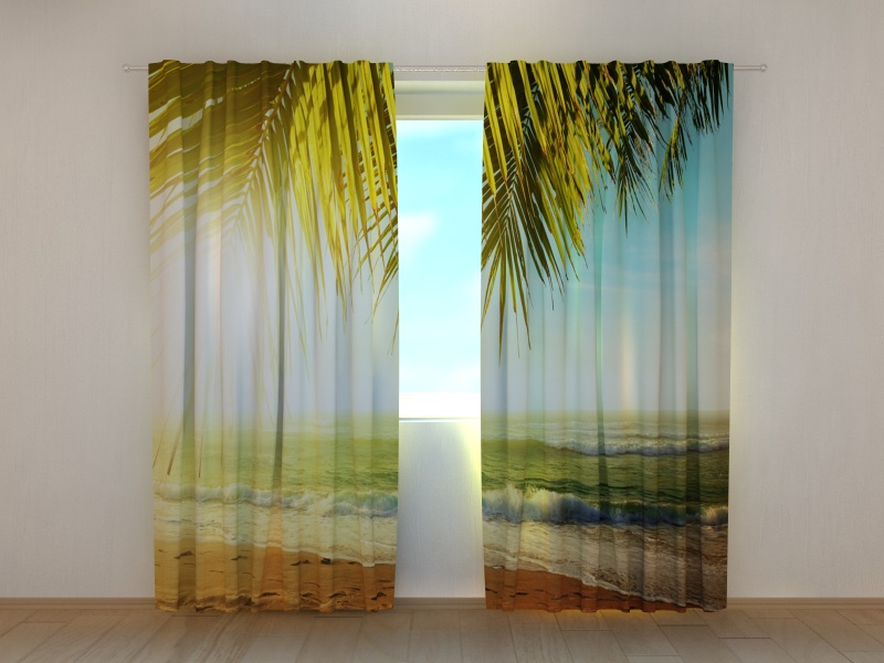 Photo curtains Palm Branches