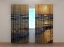 Photo curtains Sunset on the Seashore