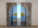 Photo curtains Archway to the Sea