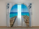 Photo curtains Arch to the Sea