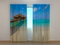 Photo curtains Tropical beach at Maldives
