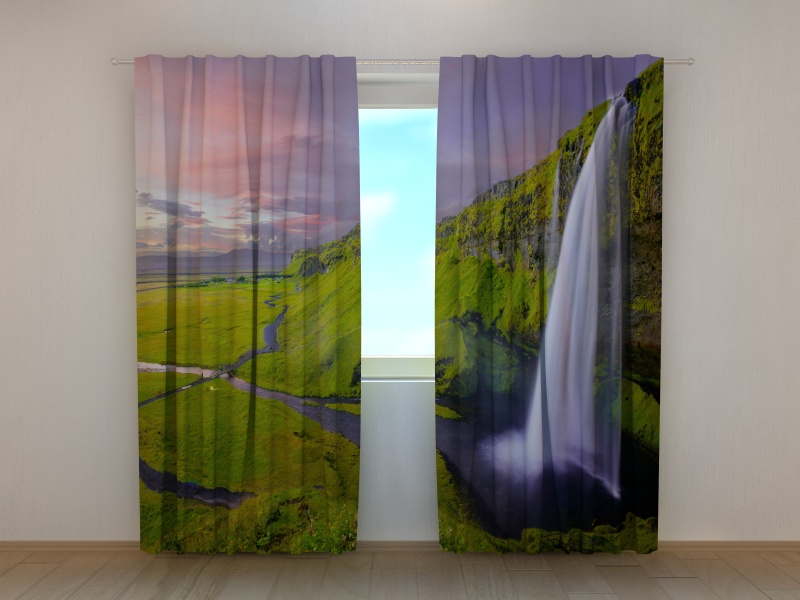 Photo curtains Iceland Stunning Landscape