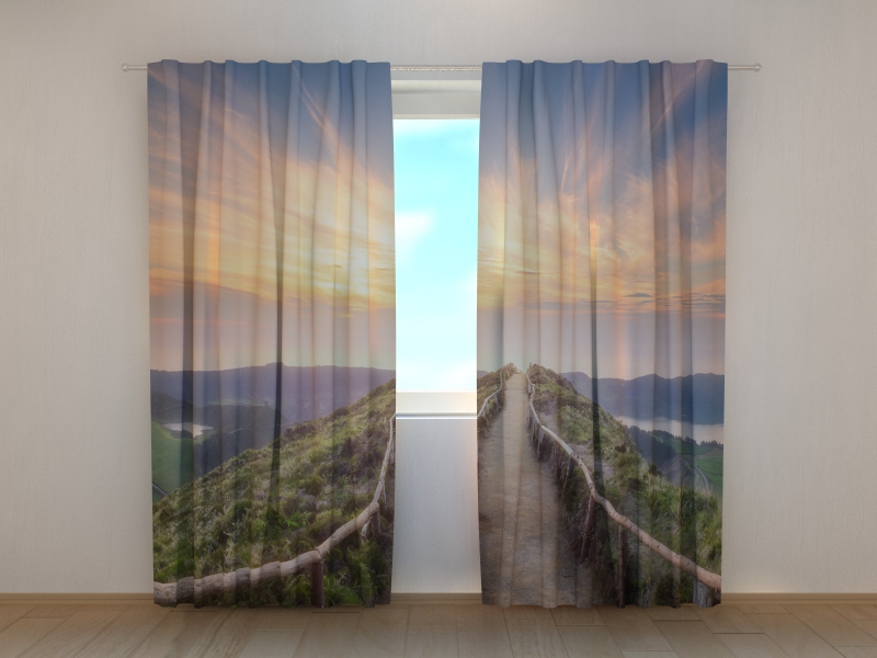 Photo curtains Sao Miguel Island in Portugal