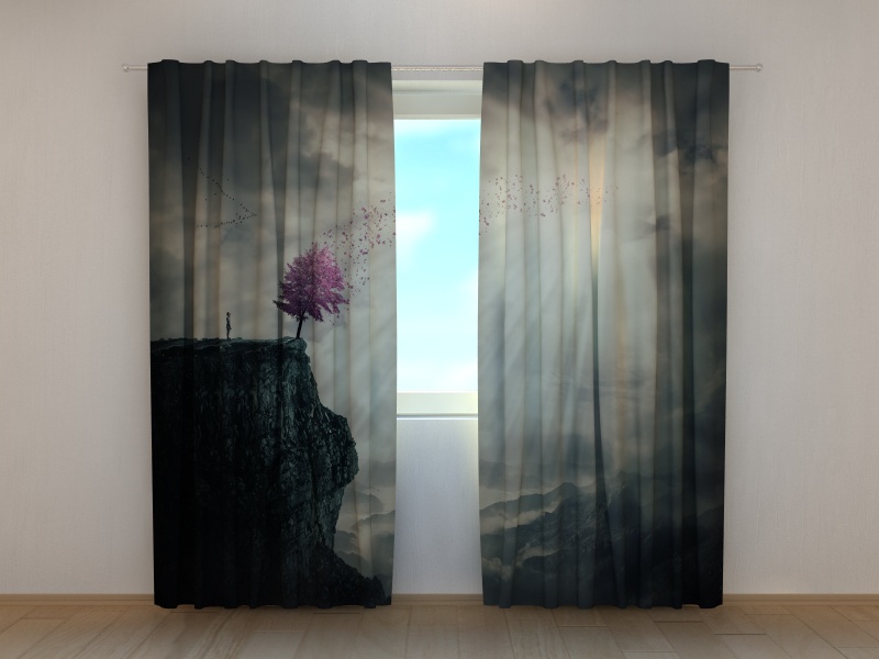 Photo curtains Wind over Valley
