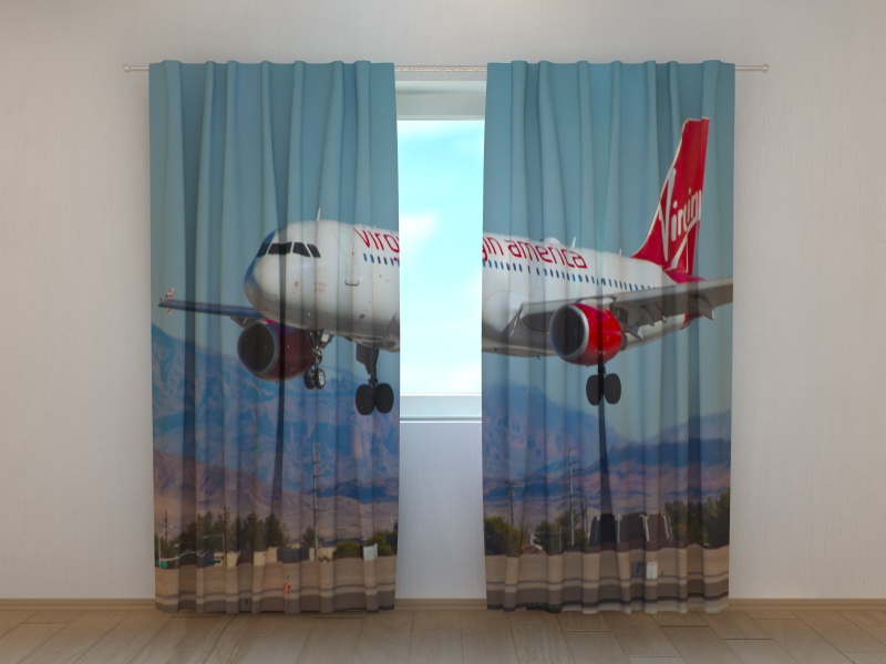 Photo curtains  Big Plane