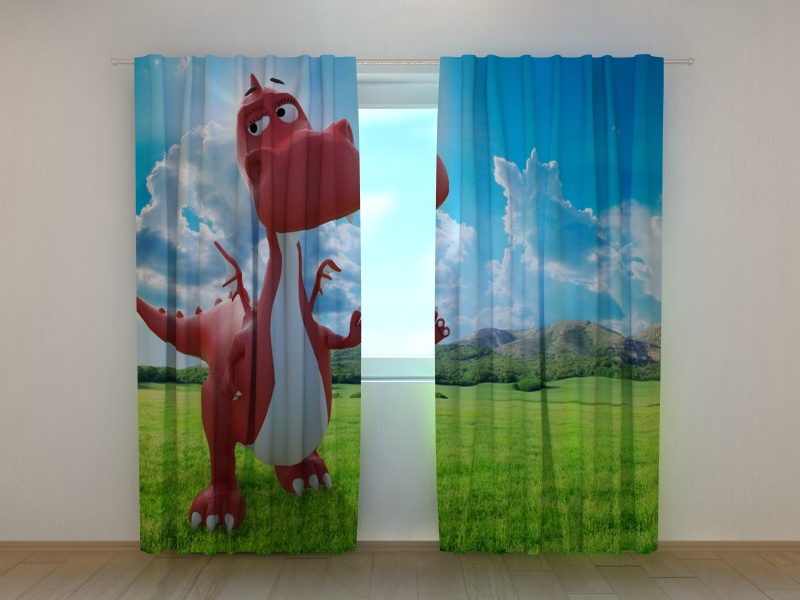 Photo curtains Little Dragon