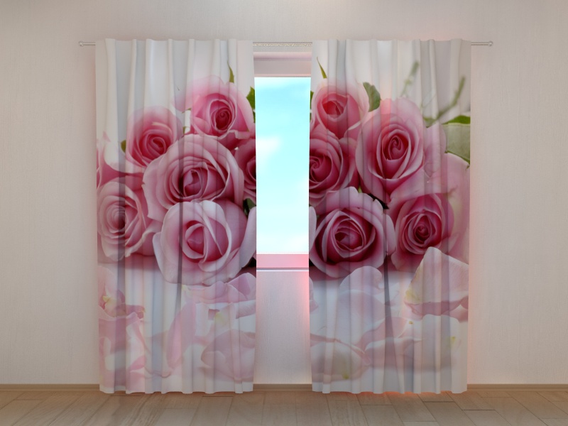 Photo curtains Petals of Roses