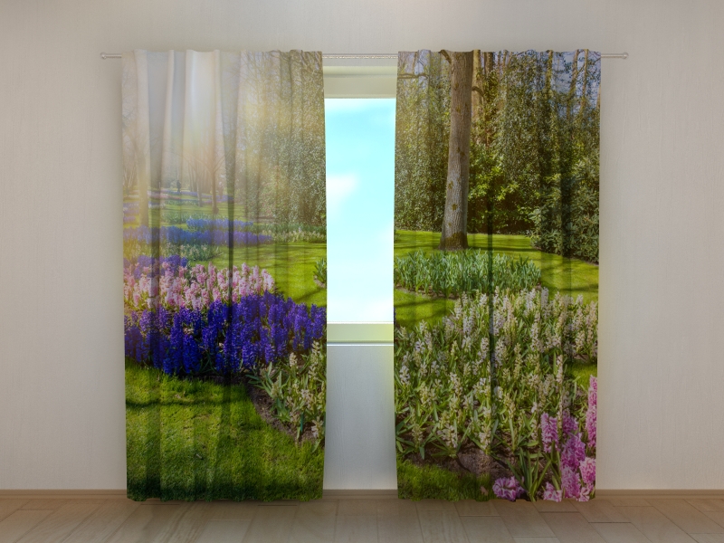 Photo curtains Spring Holland