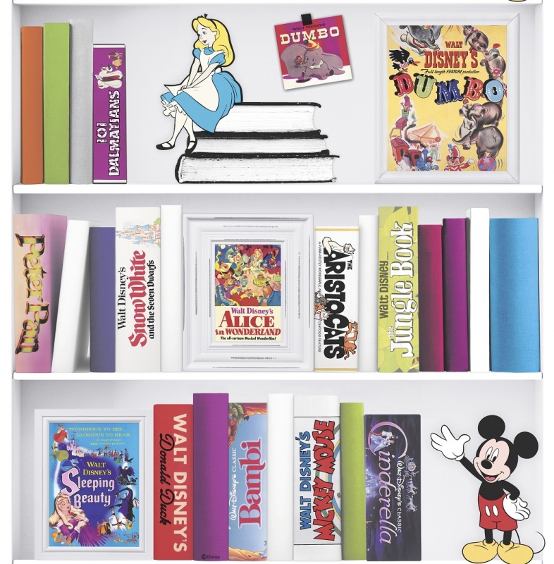 106455 Disney Bookshelf tapete
