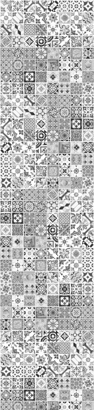 DS-019 Black and white tiles