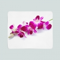 Flīsa pleds Purpursarkanā orhideja