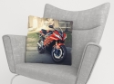 Pillowcase Red Motorсycle