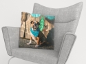 Pillowcase Stylish english bulldog puppy 