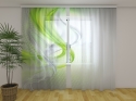 Photo curtains Green Abstraction