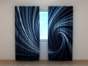 Photo curtains Blue Abstract Vortex