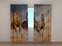 Photo curtains Herd of Horses 2