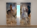 Photo curtains Herd of Horses 3