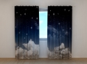 Photo curtains Watercolor Fantasy Night Sky