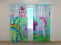 Photo curtains Magic Country and Unicorn