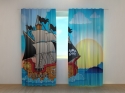 Photo curtains Pirates Ship