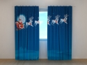 Photo curtains Merry Santa