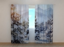 Photo curtains Winter Sun