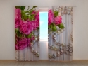 Photo curtains  Roses and Pearls