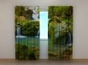 Photo curtains Forest Waterfalls
