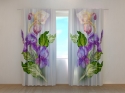 Photo curtains Airy Irises