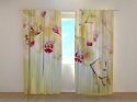 Photo curtains  Goldish Orchids