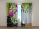 Photo curtains Crimson Orchids