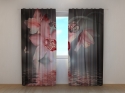 Photo curtains Pink Flower