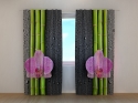 Photo curtains Orchids and Bamboo 2