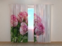 Photo curtains Pink Bunch