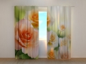 Photo curtains Bride's roses