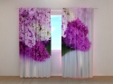 Photo curtains Paris Lilac