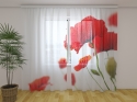Photo curtains Red and White