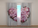 Photo curtains Heart of Love